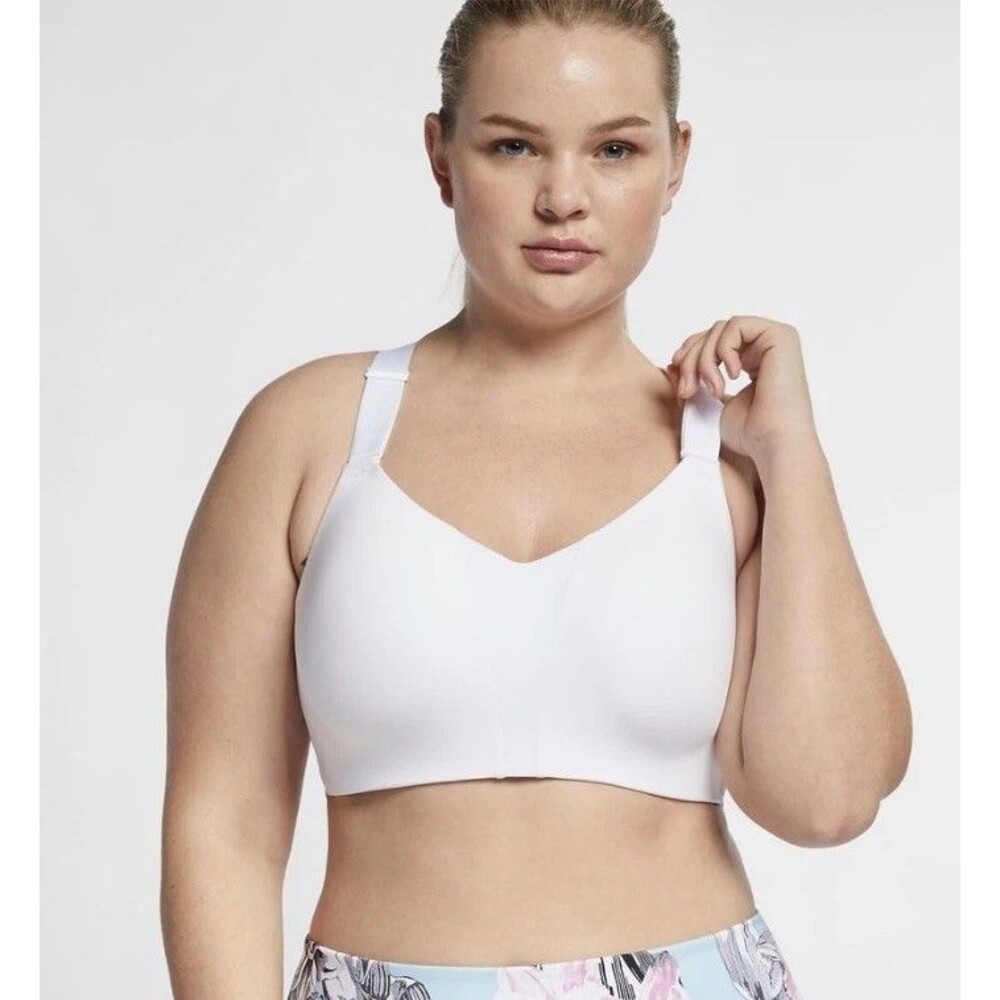 Nike High Support Rival Plus Size White Women's Bra - 44G